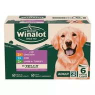 Winalot WINALOT Classics Mixed in Jelly with Cod Wet Dog Food 6x400g