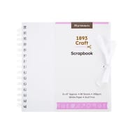 1893 Craft Scrapbook 8 X 8 Inch - White