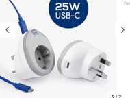 EU to UK Fast Charge Plug