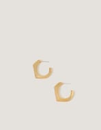 Angular Hoop Earrings