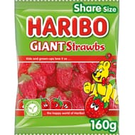 Haribo Giant Strawbs, 160g (86p/77p S&S)
