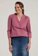 Petra Womens Relaxed Fit 3/4 Sleeve Shirt