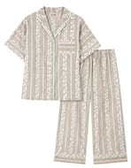 Win a Set of Regency Rose Cotton Pyjamas & Matching Boudoir Ruffle Cushion