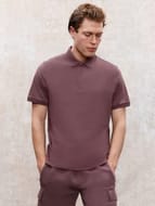Mauve Studio Edit Supima Textured Polo
