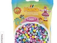 Hama Pastel Beads 1000 Pieces