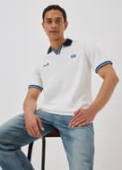 White Scotland Football Polo Shirt