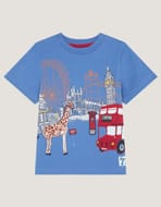 London Zoo Graphic T-Shirt Blue