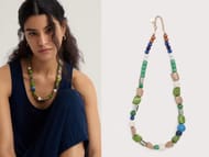 Beaded Necklace Dark Voyage Mix