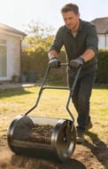 Outsunny Compost Spreader, 20" Peat Moss Spreader