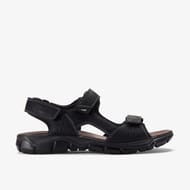 Clarks Napoli Tide Black Sandals