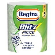 Regina Blitz Giant 1 Roll 3-Ply Household Towel