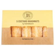 Sainsbury's 5 X Vanilla Custard Doughnuts