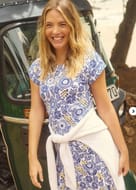 Tallahassee Printed Jersey Dress