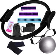 Pilates Ring, 25cm Ball, Booty Bands, Figure-8 Band Kit
