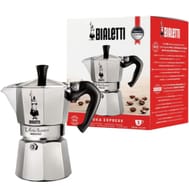 Bialetti Moka Express Aluminium Stovetop Coffee Maker 130 Ml(3 Cup)