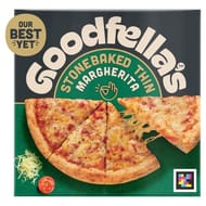 4 for £5 Goodfellas Stonebaked Thin Margherita Three Cheese Pizza