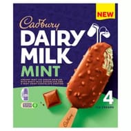 Cadbury Dairy Milk Mint Ice Cream 4 X 90ml (360ml)