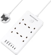 Extension Lead with 6 USB Slots (3 USB C)