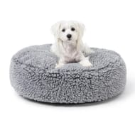 PELZIN Stoutwool Chew-Proof round Dog Bed 63cm Charcoal