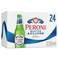 Peroni Nastro Azzurro Italian Lager, 24 X 330ml