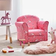 Kid's Unicorn Armchair H 44cm X W 50cm X D 39cm