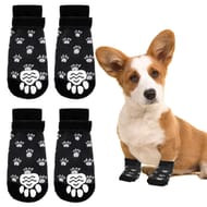 Xinzistar 2 Pairs Anti-Slip Dog Socks Paw Protectors