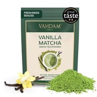 VAHDAM, Vanilla Matcha Green Tea Powder - 25g | Pure Madagascar Vanilla