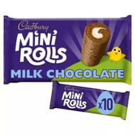 Cadbury Mini Rolls Milk Chocolate Cakes 10 Pack