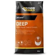 Everbuild Jetcem Deep Rapid Repair Sand and Cement, Grey, 6 Kg