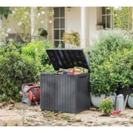 Keter City Graphite Outdoor Garden Storage Box 113L