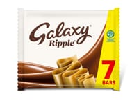 7 X 30g Galaxy Ripple Chocolate Bars Multipack (£2.12/£2.01 S&S)