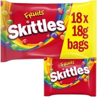 Skittles Funsize Party Pack Gift Bag, 18 Bags, 324g