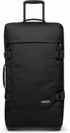 Eastpak Tranverz M 78L Rolling Suitcase, Black, TSA Lock