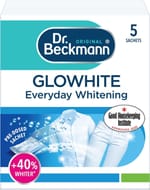 Dr. Beckmann Glowhite In-Wash Sachets Brighter White Laundry 5x40g