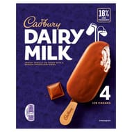 Cadbury Dairy Milk Ice Cream 4x90ml