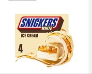 Snickers White Ice Cream 4 X 44.6ml