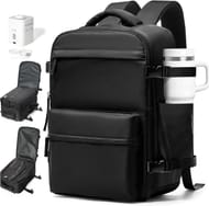 Unisex Vacuum Backpack with Pump, Underseat Carry-on Laptop Bag