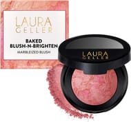 Laura Geller Creamy Marbleized Baked Blush-N-Brighten Pink Buttercream Natural Finish