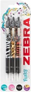 Zebra Z Grip Black Ballpoint Pens, 3 Pack