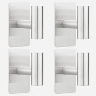 Dntorx Self-Adhesive Towel Hooks, 4-Pack, Stainless Steel
