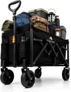 Voyager Lightweight Camping Wagon 70L, 100kg Folding Utility Trolley
