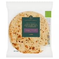 Hand-Stretched 2 Wild Garlic Leaf & Sea Salt Flatbreads
