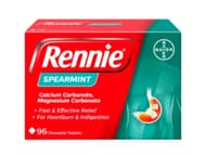 Rennie Spearmint 96 Chewable Tablets