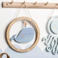 Whale Hanging Plaque 24cm