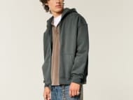 Boxy Zip up Hoodie