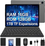 Bvlary 10-Inch Android Tablet, 16GB RAM, 128GB ROM, WiFi 6