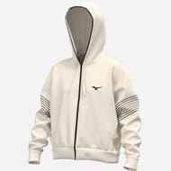 Mizuno Womens Athletics Full Zip Hoodie Pristine