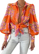 BTFBM Womens Shirts Long Sleeve Button down Blouses
