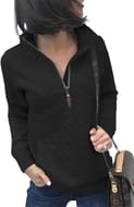 BTFBM Sweatshirts for Women UK Quilted Half Zip Fall 2026