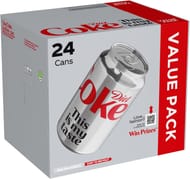 24 X 330ml Diet Coke Soft Drink Cans (£5.63/£5.04 S&S)